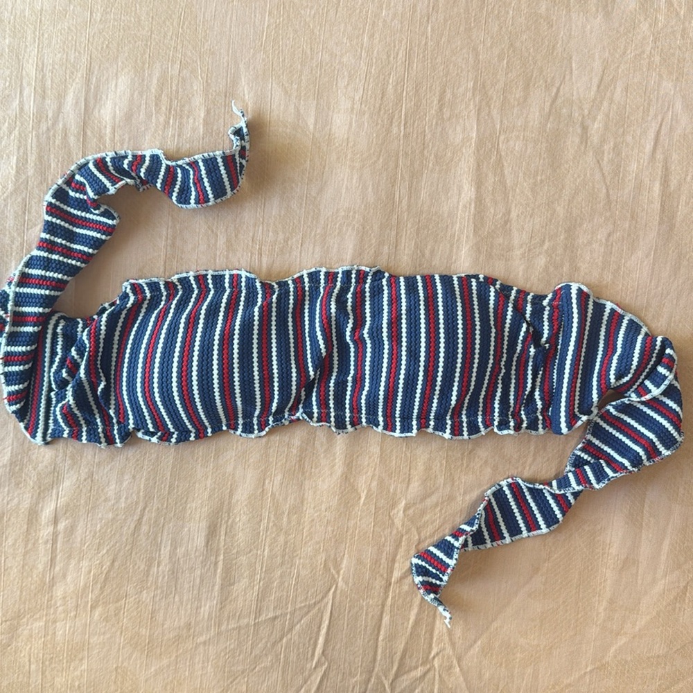 Striped Bikini Top